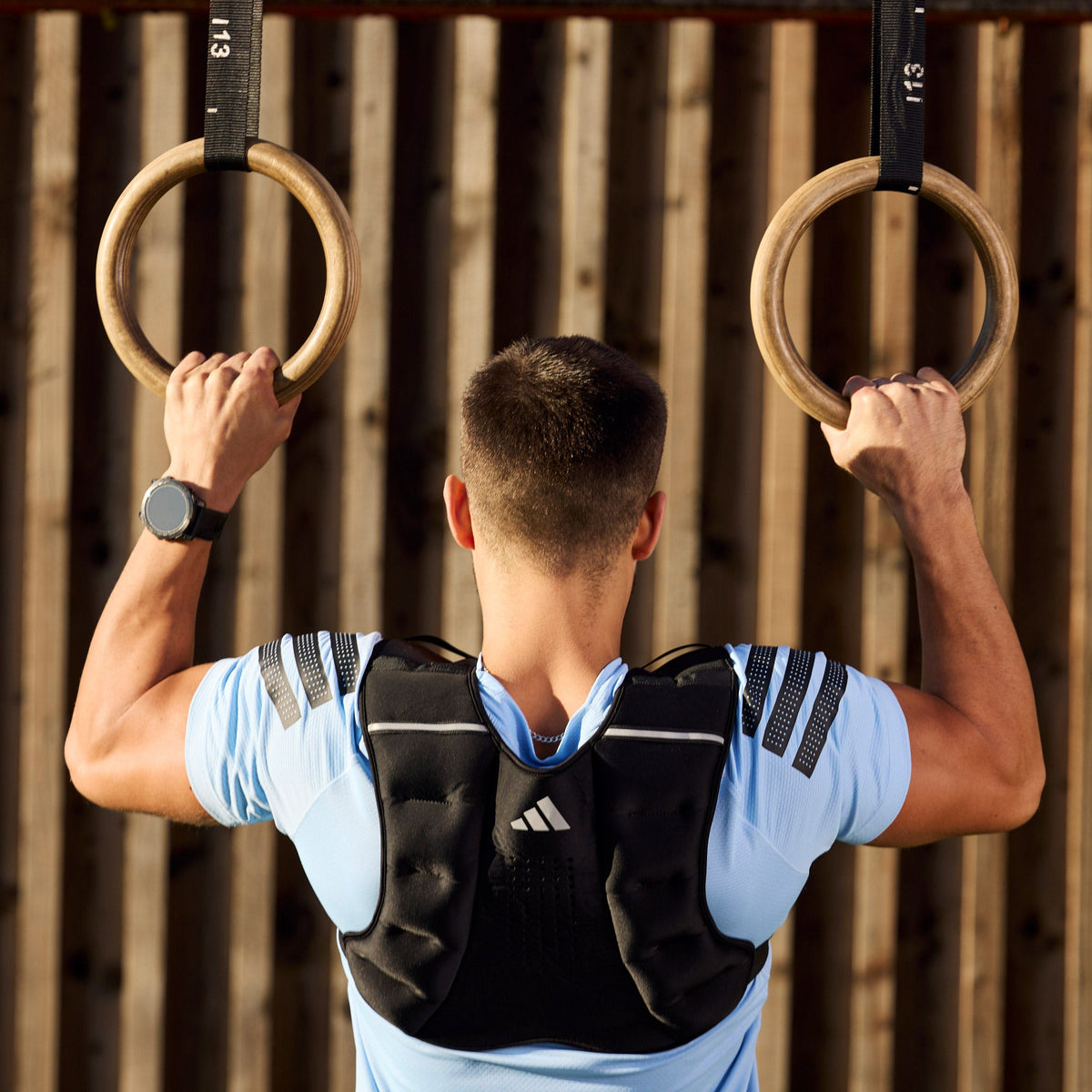adidas 12lb (5.4kg) Adjustable Weighted Vest, One Size