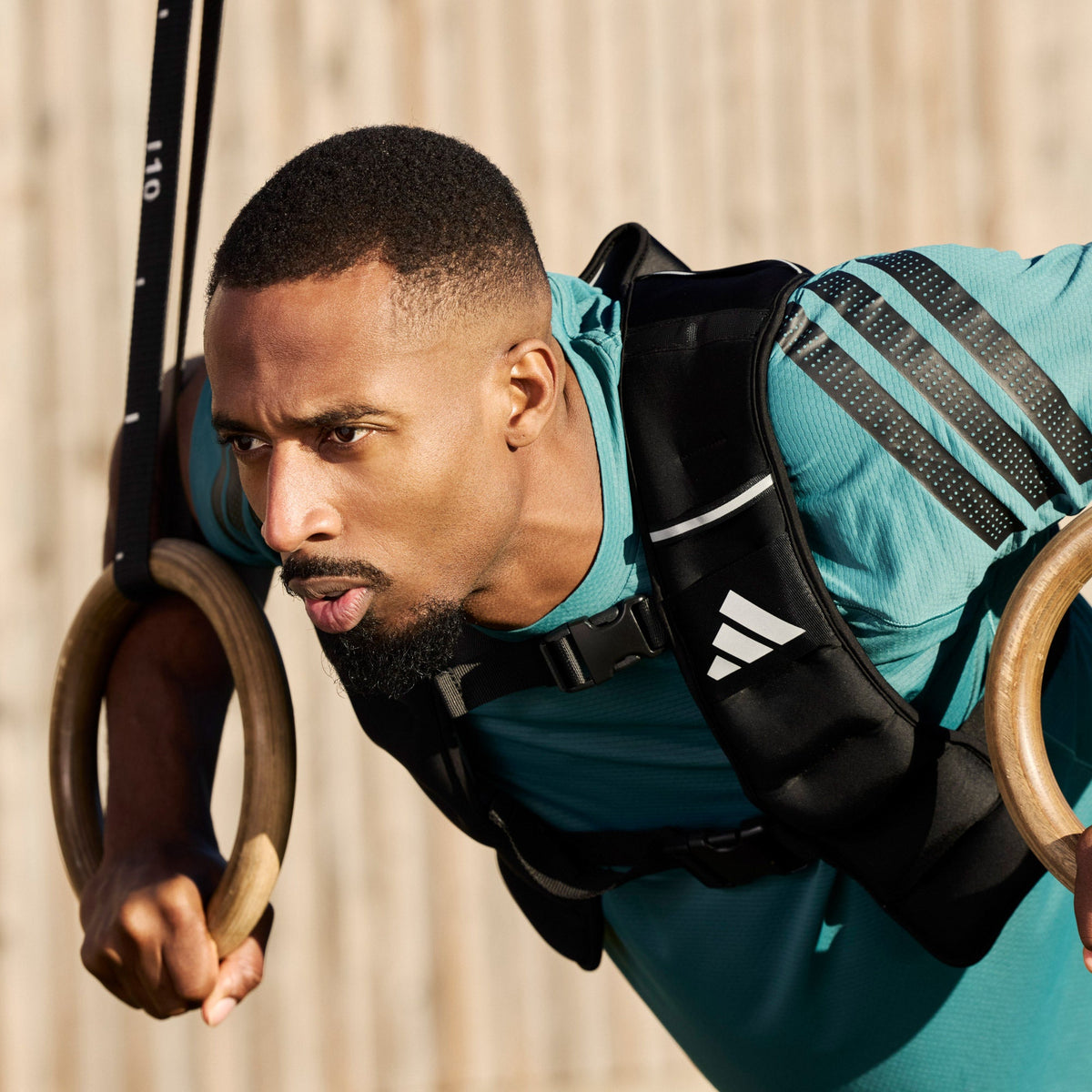 adidas 12lb (5.4kg) Adjustable Weighted Vest, One Size