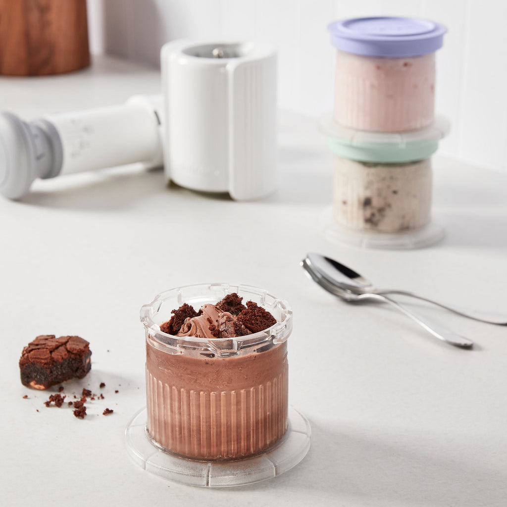 Cuisinart FastFreeze 5-in-1 Frozen Dessert Maker, Includes 4 Mixing Cups with Lids