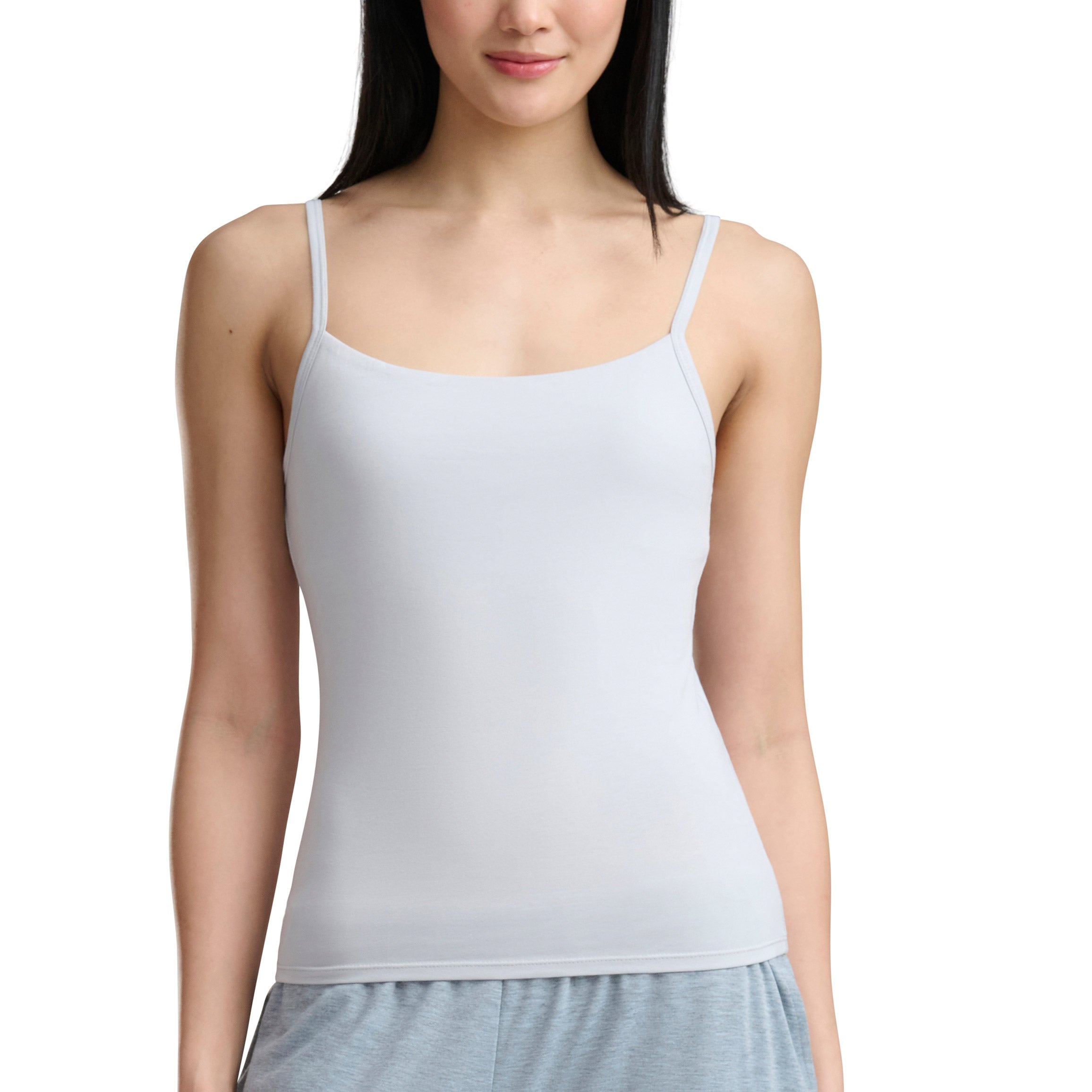 Splendid Women's Cami with Built-In Shelf Bra, 3-pack