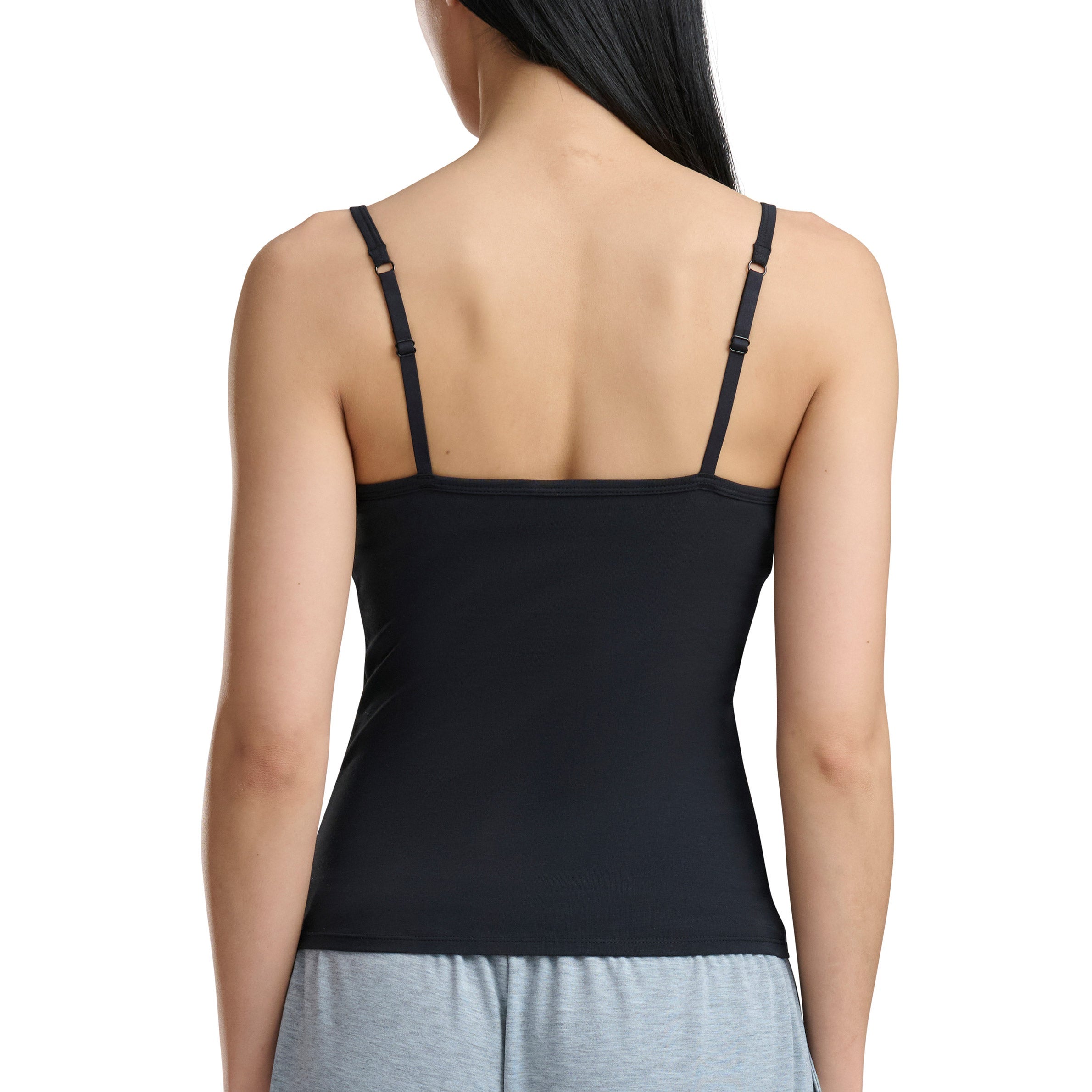 Splendid Women's Cami with Built-In Shelf Bra, 3-pack