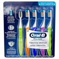 Oral-B Pulsar Pro-Health Battery Toothbrushes Vibrating Bristles (Medium 5 Pack)