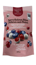 Galerie au Chocolat Berrylicious Bliss Yogurt Covered Blueberries, Cherries & Cranberries, 600 g