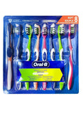 Oral-B CrossAction Advanced Toothbrushes with Max Clean Bristles, Soft - Pack of 8