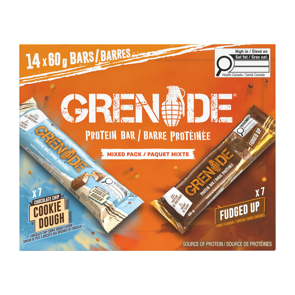 Grenade Protein Bar Mixed Pack, 14 × 60 g